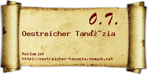 Oestreicher Tanázia névjegykártya